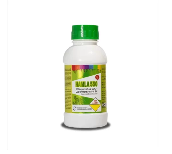 CHLORPYRIFOS 50% + CYPERMETHRIN 5% EC